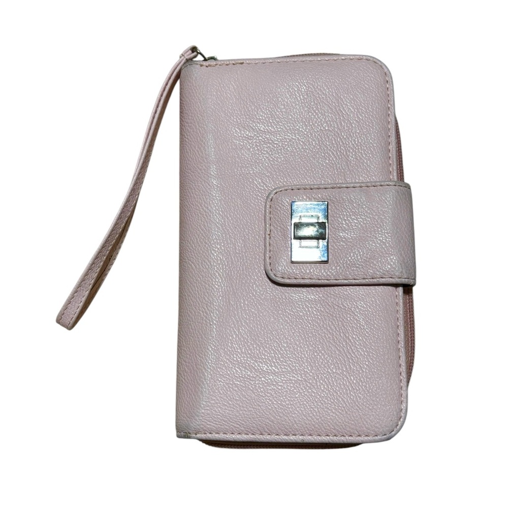 Mundi Safe Keeper RFID Large Pink Vegan Leather Wallet